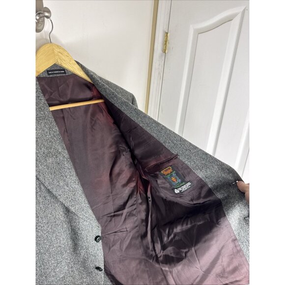 Magee Donegal Tweed Blazer 42R Men’s Gray Green Wool Sport Coat Ireland - Picture 5 of 10